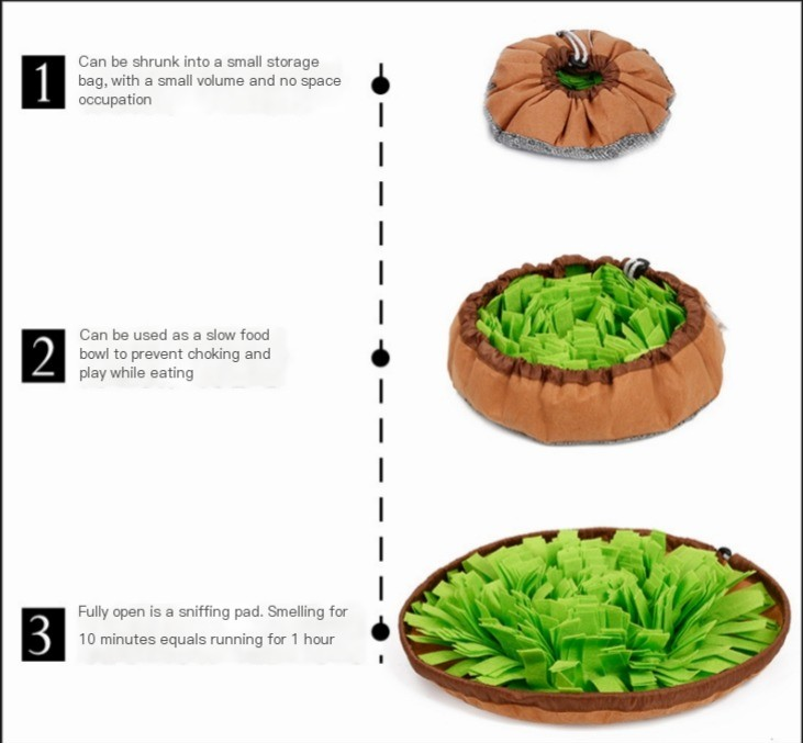 Snuffle Mat & Slow-Feed Bowl